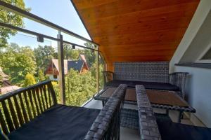 Balkón alebo terasa v ubytovaní StaraPolana.EU & SPA