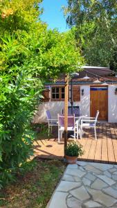 Κήπος έξω από το Maison familiale à Fouras-Plage & centre à pied