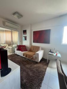 Ruang duduk di Apartamento para COP 30