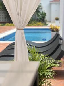 Bazén v ubytování Sky House Cartagena nebo v jeho okolí