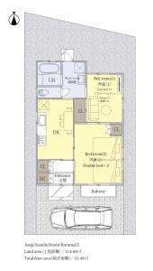 Půdorys ubytování Awaji Seaside Resort Kuruma52