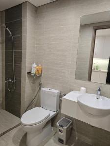 Koupelna v ubytování Happy House + 9 fotografií