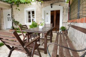 Patio nebo venkovní prostory v ubytování Apartments Krivokapic