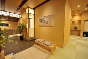 富山御宿野乃天然温泉经济型酒店的休息区