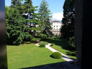 A garden outside Castello di Thiene