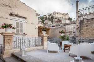Balkón alebo terasa v ubytovaní Palazzo Montalbano
