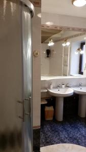 Koupelna v ubytování Studio-apartments Monfort