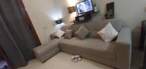 Posezení v ubytování Studio with pool view at Bella Vista resort sokhna