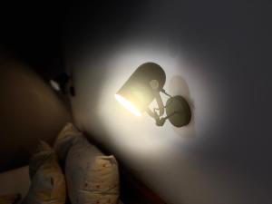 a light on a wall with a lamp on it at Apartments Old Olive in Bar