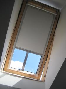 a window in the ceiling of a room at Trenance House in Helston