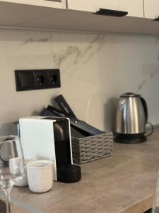 Η κουζίνα ή μικρή κουζίνα στο Bella Xanthi