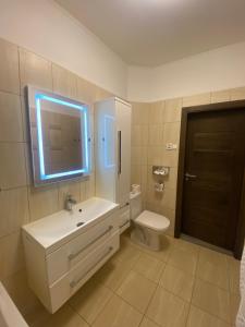 Koupelna v ubytování Apartmán Konštantínova + 17 fotografií