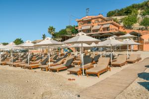 Naturlandskabet i nærheden af lejlighedshotellet