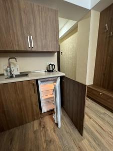 Η κουζίνα ή μικρή κουζίνα στο Crystal Resort Room 310