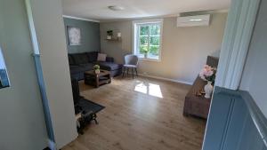 Χώρος καθιστικού στο Lovely holiday home in Färila near Ljusdal and Järvsö