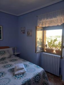 Postel nebo postele na pokoji v ubytování Casa Rural Pilarraña + 51 fotografií