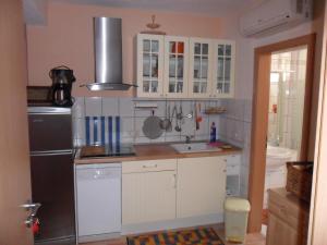Kuchyň nebo kuchyňský kout v ubytování Appartementhaus Elena