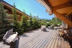 Zahrada ubytování Chalet Merveille - Proche centre ville de Megève