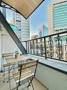 En balkon eller terrasse på Myeongdong Zero Distance