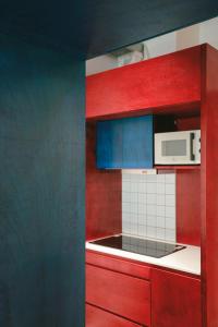 Η κουζίνα ή μικρή κουζίνα στο Anmie Home - Hoàng Huy CMC Camelia