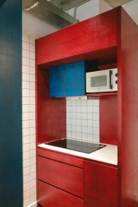 Η κουζίνα ή μικρή κουζίνα στο Anmie Home - Hoàng Huy CMC Camelia +7 φωτογραφίες