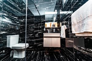 Et badeværelse på Villa Nour Mogador