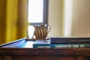 Knihovna v bed and breakfast