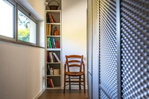 Knihovna v bed and breakfast