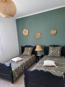 Χώρος καθιστικού στο Maison familiale à Fouras-Plage & centre à pied