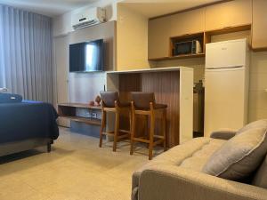 Televisyen dan/atau pusat hiburan di Flat em Boa Viagem