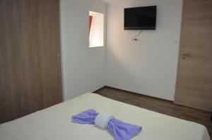 Postel nebo postele na pokoji v ubytování Apartment Igor