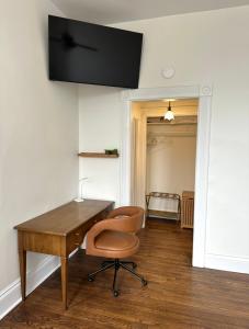 Et tv og/eller underholdning på Boutique Studio Apartment