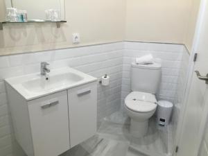Koupelna v ubytování nüa alameda