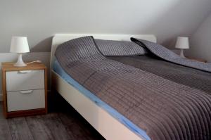 Posteľ alebo postele v izbe v ubytovaní Apartamenty Sailor i Comfort House Giżycko