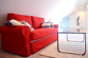 Posedenie v ubytovaní Apartamenty Sailor i Comfort House Giżycko