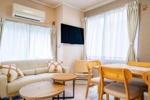 Posezení v ubytování Zen Home Edogawa 東瑞江