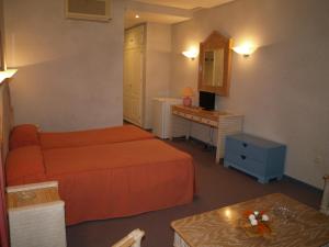 Cama o camas de una habitación en Hotel San Jorge