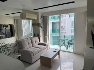 Et opholdsområde på City Center Residence Pattaya