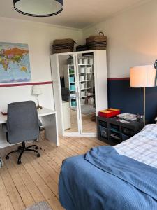 Ένα ή περισσότερα κρεβάτια σε δωμάτιο στο CK Business Apartments 4BR, WLAN, Parking