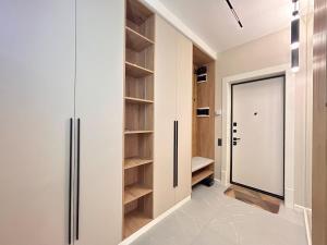 En eller flere senge i et værelse på An apartment in the very center of Tashkent