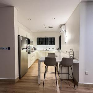 Køkken eller tekøkken på Luxury Smart Apartment B12