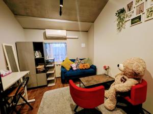Χώρος καθιστικού στο The rosemary in shinokubo-shinjuku