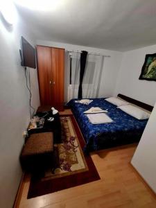 Postel nebo postele na pokoji v ubytování Lepsa home