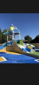 a water slide in a water park at Dawbers Retreat in Selsey