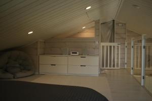 Nhà bếp/bếp nhỏ tại Modern house ski-in-out