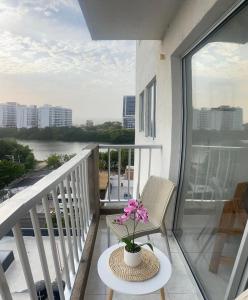 Balkón nebo terasa v ubytování Nomada 808