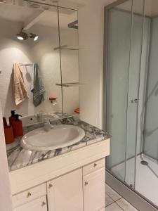 Koupelna v ubytování Chambre d'hôtes Cévennes