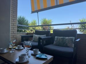 Et opholdsområde på Relax frente al mar - Tu bajo con vistas