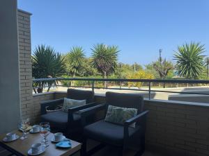 En balkon eller terrasse på Relax frente al mar - Tu bajo con vistas