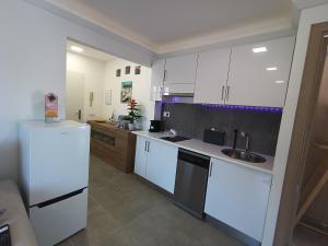 Kuchyň nebo kuchyňský kout v ubytování Family Suite with Terrace Garden